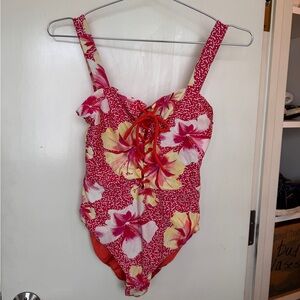 Onia Hawaiian Floral One piece swimsuit